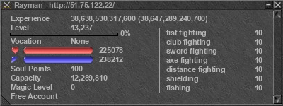 Signature for player Rayman